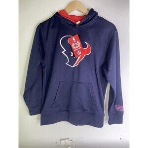 Houston Texans Ultra Game NFL Blue Hoodie Sweatshirt Kids Boys Girls Size 14-16